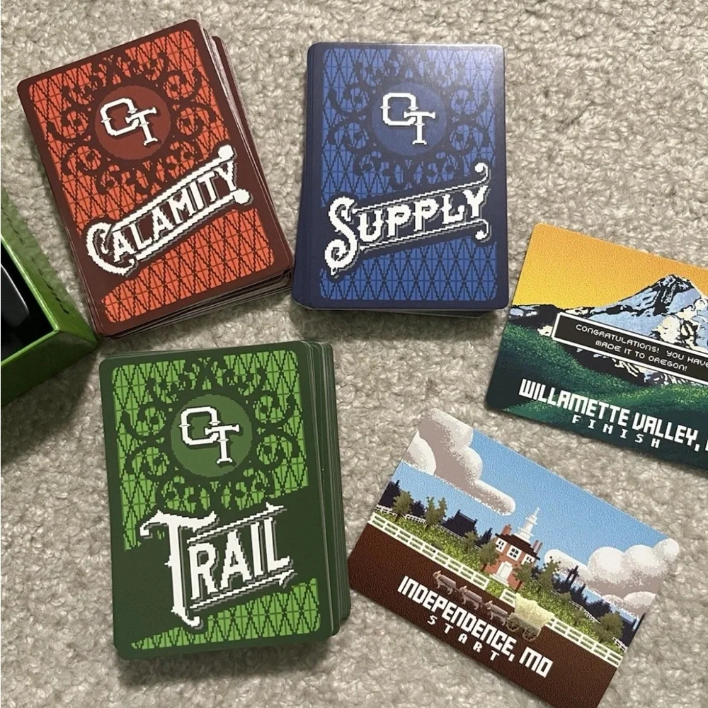 The Oregon Trail Card Game Target Exclusive Pressman Complete